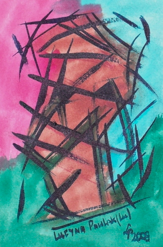 Painting: "Range 159", Watercolour, author: Lucyna Pawlak (Lu), 2009