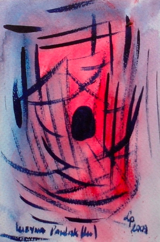 Painting: "Range 167", Watercolour, author: Lucyna Pawlak (Lu), 2009