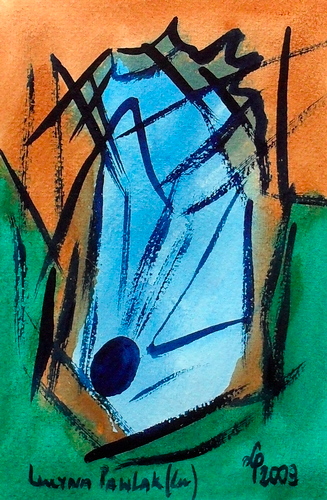 Painting: "Range 169", Watercolour, author: Lucyna Pawlak (Lu), 2009