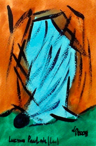 Painting: "Range 170", Watercolour, author: Lucyna Pawlak (Lu), 2009