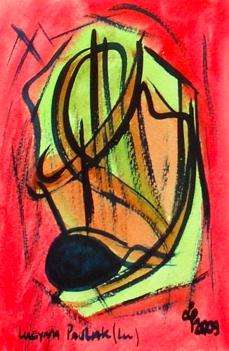 Painting: "Range 174", Watercolour, author: Lucyna Pawlak (Lu), 2009