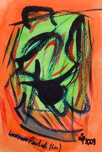 Painting: "Range 175", Watercolour, author: Lucyna Pawlak (Lu), 2009