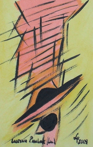 Painting: "Range 177", Watercolour, author: Lucyna Pawlak (Lu), 2009