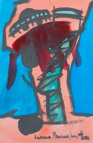 Painting: "Range 179", Watercolour, author: Lucyna Pawlak (Lu), 2009