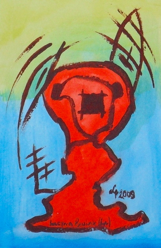 Painting: "Range 192", Watercolour, author: Lucyna Pawlak (Lu), 2009