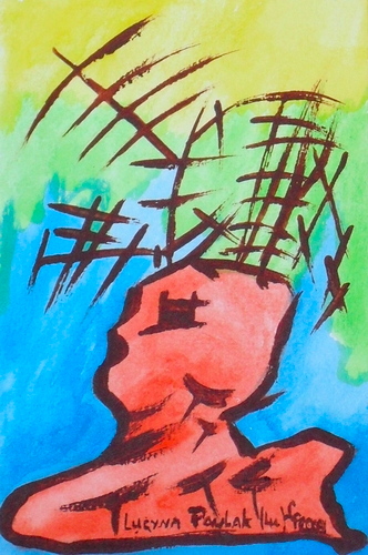 Painting: "Range 193", Watercolour, author: Lucyna Pawlak (Lu), 2009
