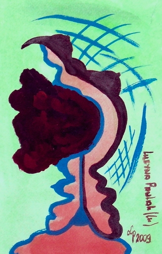 Painting: "Range 196", Watercolour, author: Lucyna Pawlak (Lu), 2009