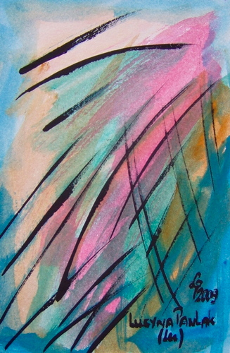 Painting: "Range 34", Watercolour, author: Lucyna Pawlak (Lu), 2009