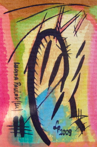 Painting: "Range 49", Watercolour, author: Lucyna Pawlak (Lu), 2009