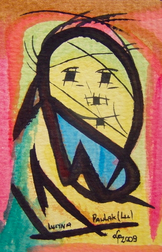 Painting: "Range 51", Watercolour, author: Lucyna Pawlak (Lu), 2009