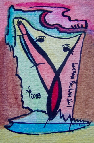 Painting: "Range 54", Watercolour, author: Lucyna Pawlak (Lu), 2009