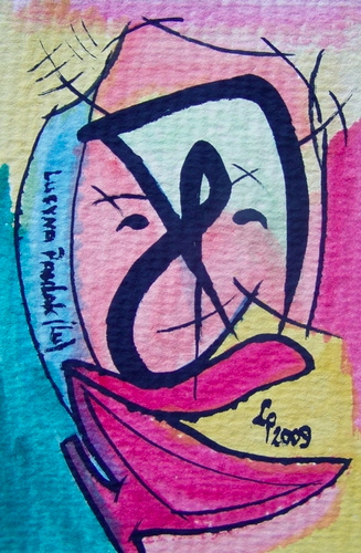 Painting: "Range 56", Watercolour, author: Lucyna Pawlak (Lu), 2009