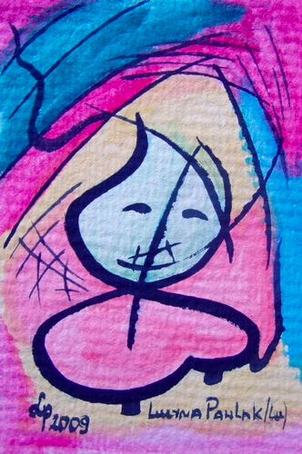 Painting: "Range 57", Watercolour, author: Lucyna Pawlak (Lu), 2009