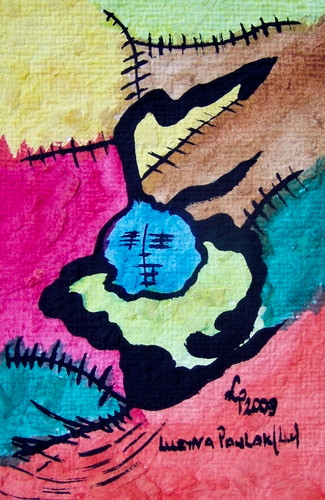 Painting: "Range 59", Watercolour, author: Lucyna Pawlak (Lu), 2009