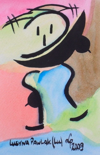 Painting: "Range 68", Watercolour, author: Lucyna Pawlak (Lu), 2009