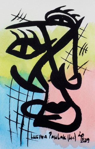 Painting: "Range 73", Watercolour, author: Lucyna Pawlak (Lu), 2009
