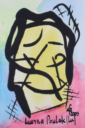 Painting: "Range 77", Watercolour, author: Lucyna Pawlak (Lu), 2009