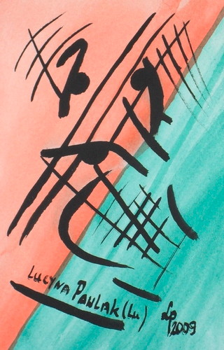 Painting: "Range 80", Watercolour, author: Lucyna Pawlak (Lu), 2009