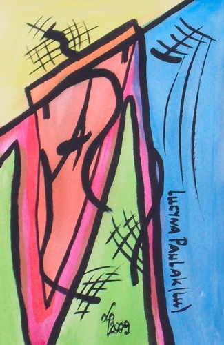 Painting: "Range 82", Watercolour, author: Lucyna Pawlak (Lu), 2009