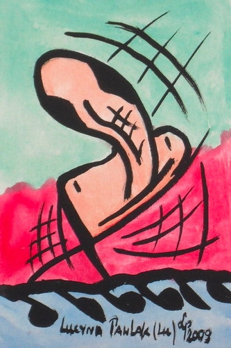 Painting: "Range 88", Watercolour, author: Lucyna Pawlak (Lu), 2009