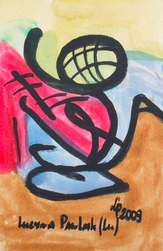 Painting: "Range 98", Watercolour, author: Lucyna Pawlak (Lu), 2009