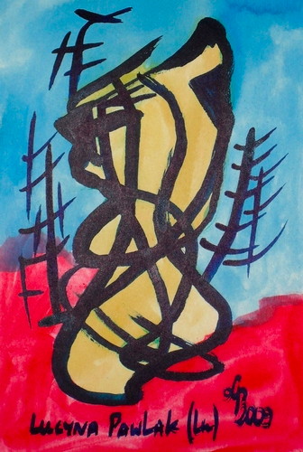 Painting: "Range 99", Watercolour, author: Lucyna Pawlak (Lu), 2009