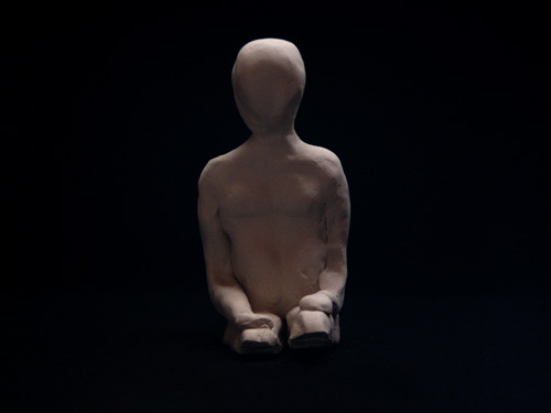 Painting: "Fellow", Sculpture, author: Lucyna Pawlak (Lu), 2003