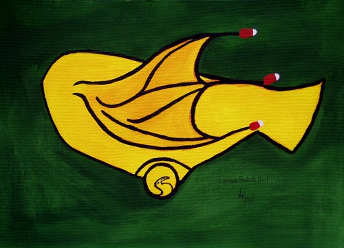 Painting: "Civic disobedience", Tempera, author: Lucyna Pawlak (Lu), 2007