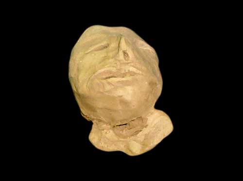 Painting: "Bakutil", Sculpture, author: Lucyna Pawlak (Lu), 2004