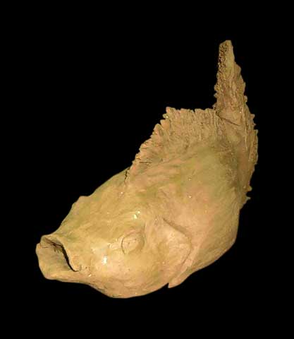 Painting: "Fish", Sculpture, author: Lucyna Pawlak (Lu), 2004