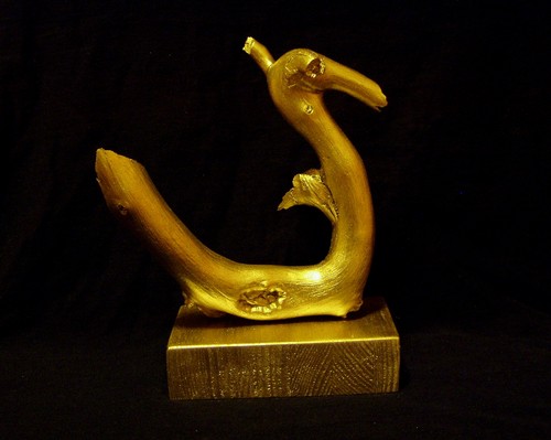 Obraz: "Idę, patrzę - kaczka", Rzeźba, autor: Lucyna Pawlak (Lu), 2007