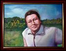 Obraz olejny: Lucyna Pawlak (Lu) - Portret: Jaromir Kopp