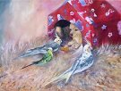 Obraz olejny: Lucyna Pawlak (Lu) - Domowe ZOO
